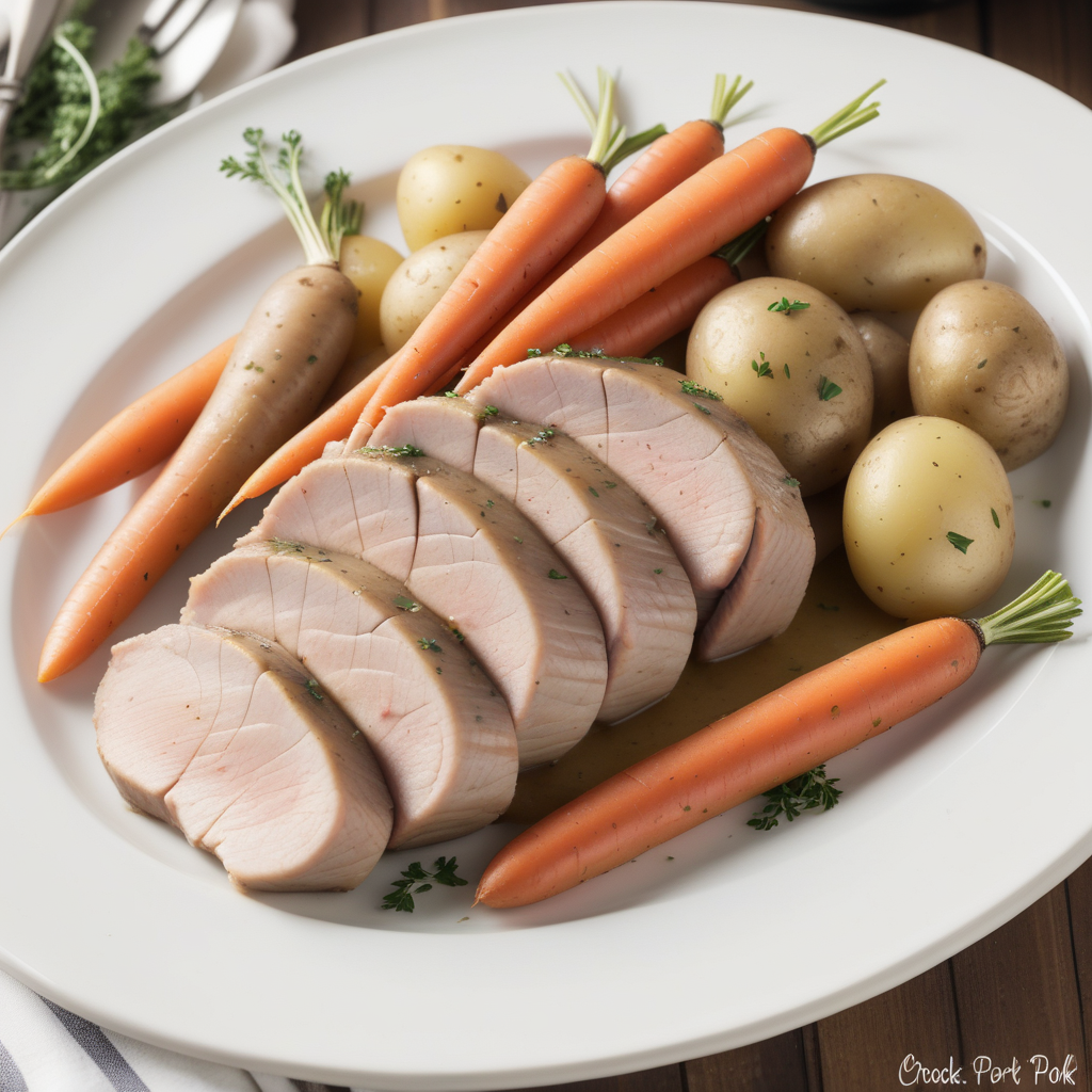 crock pot pork loin with potatoes and carrots