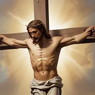picture of jesus on cross