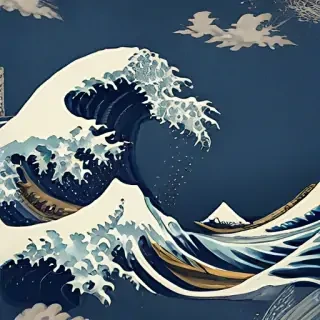 the great wave wallpaper