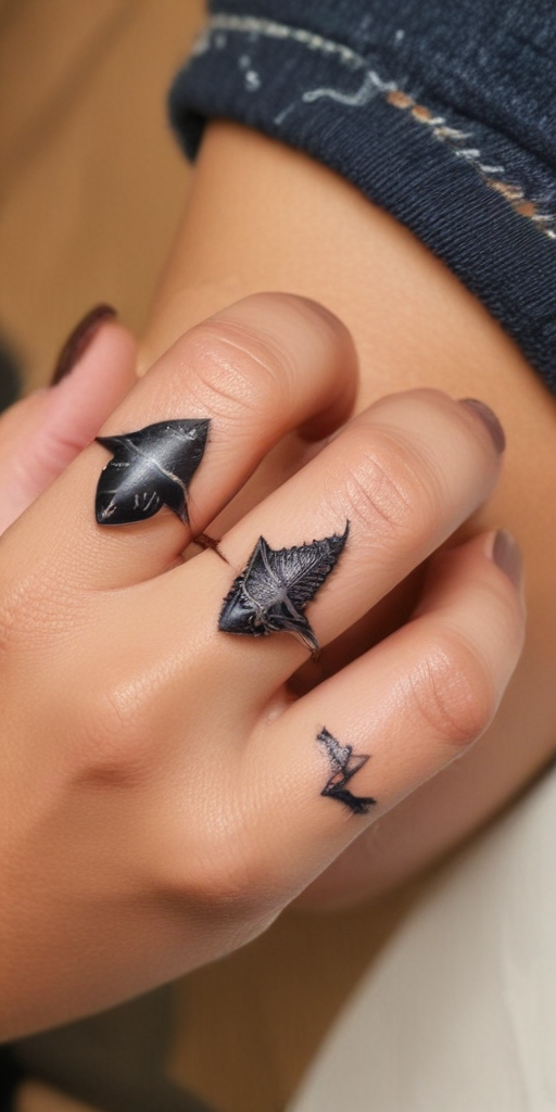 selena gomez finger tattoo
