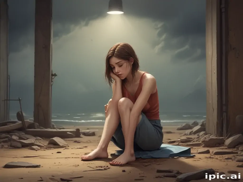 cartoon images of depression