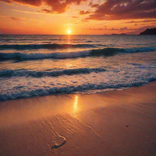 sunset wallpaper beach