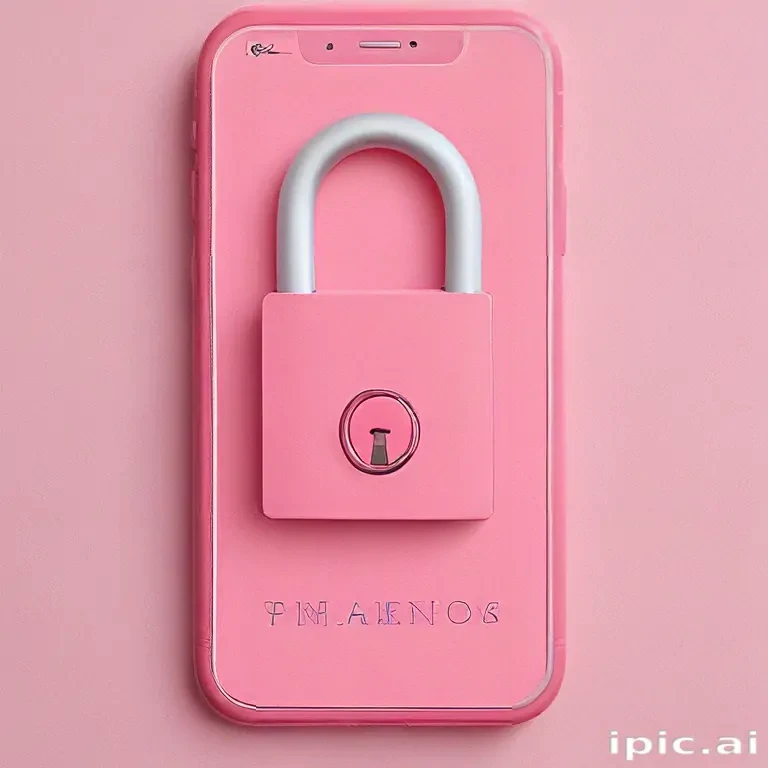pink lock screen