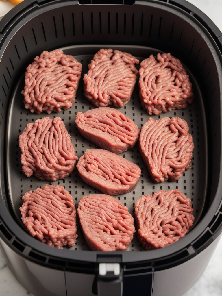 cooking ground beef in air fryer