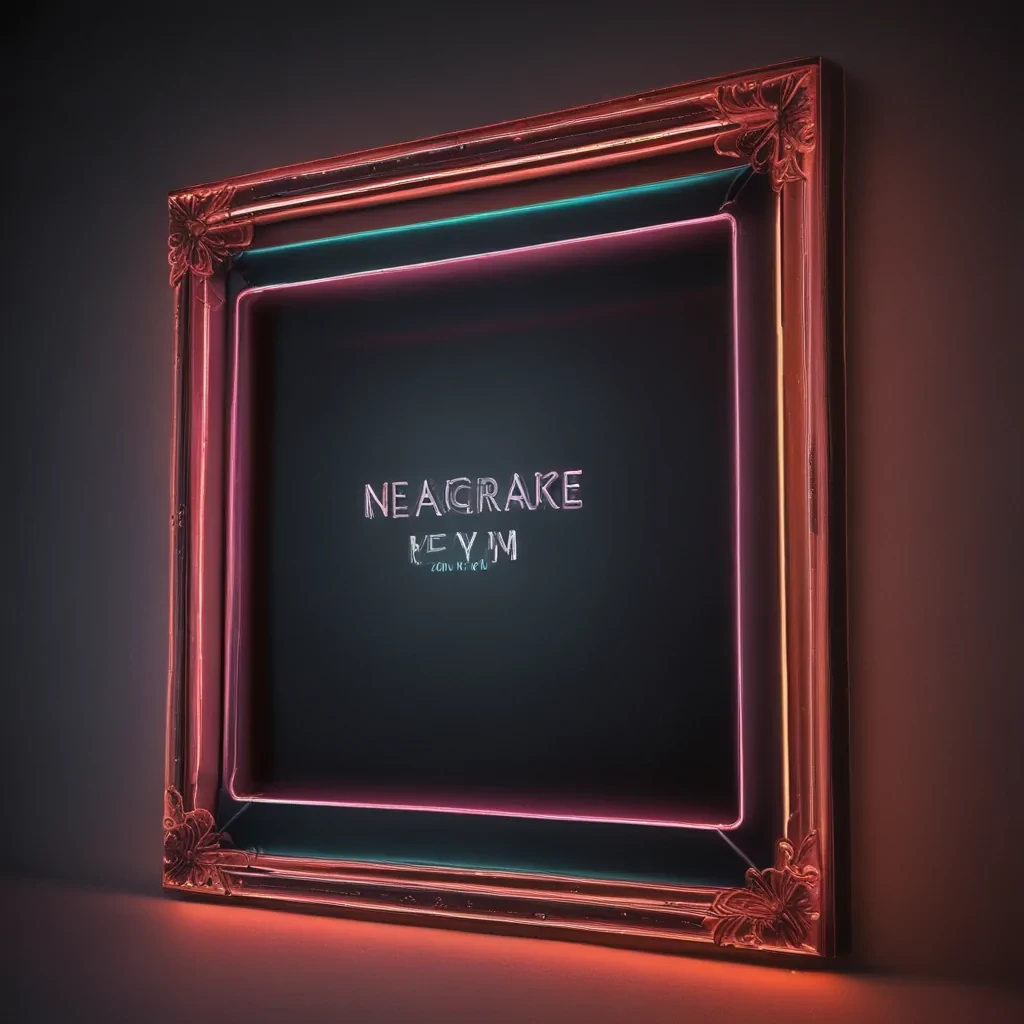 neon frame