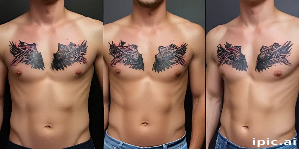 male rib tattoos