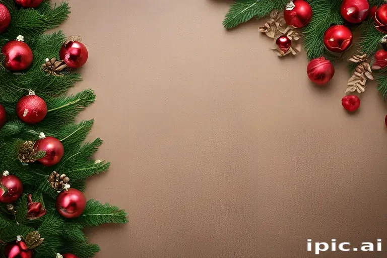 christmas background portrait