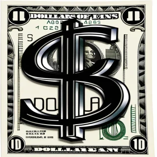 dollar sign transparent