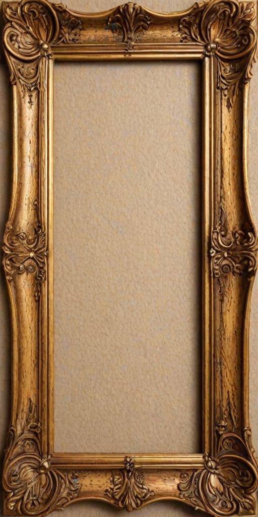 wooden picture frame png