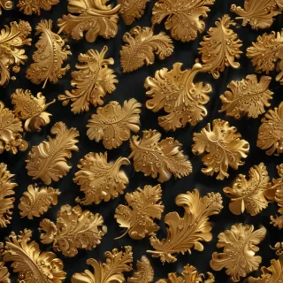 gold black background