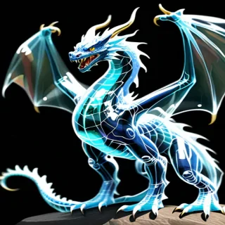 transparent dragon