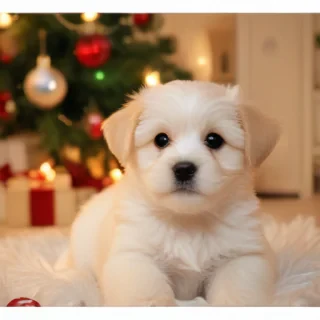 christmas puppy backgrounds