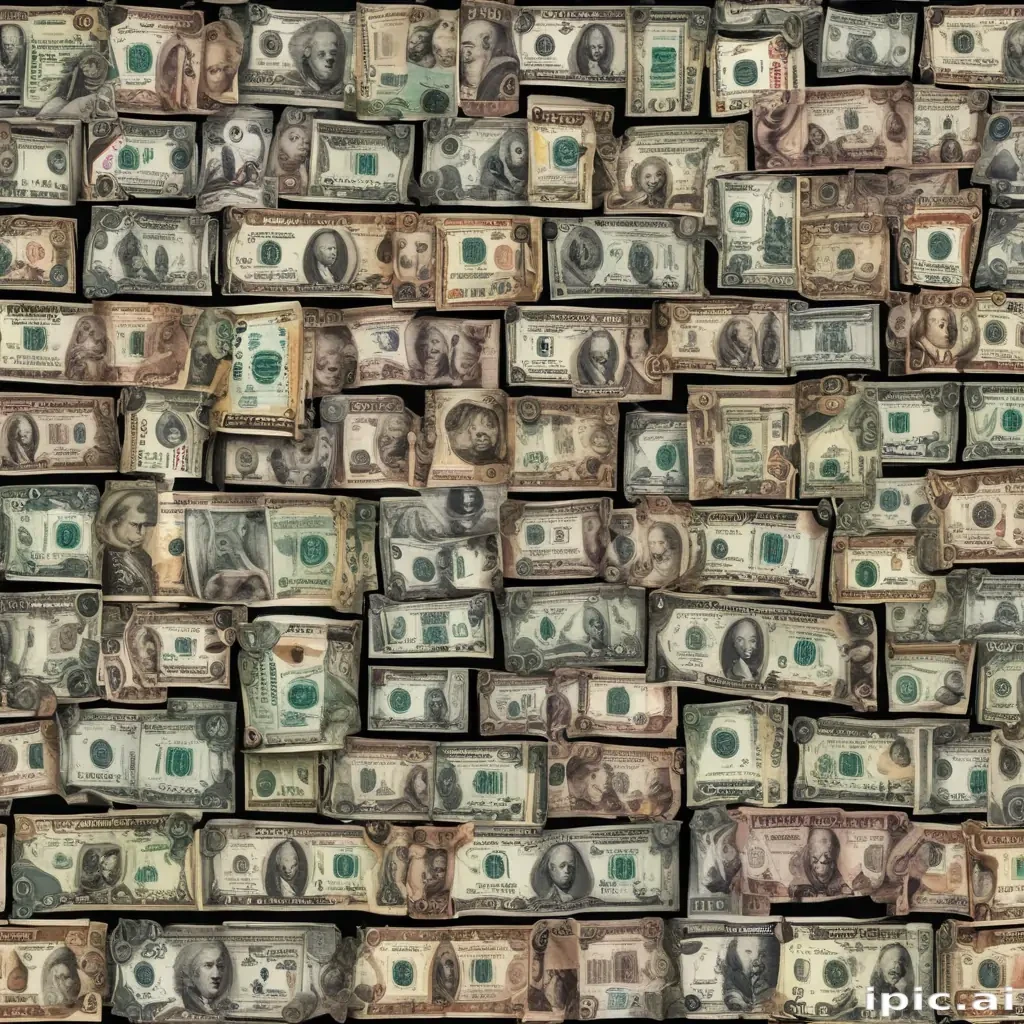 money with transparent background