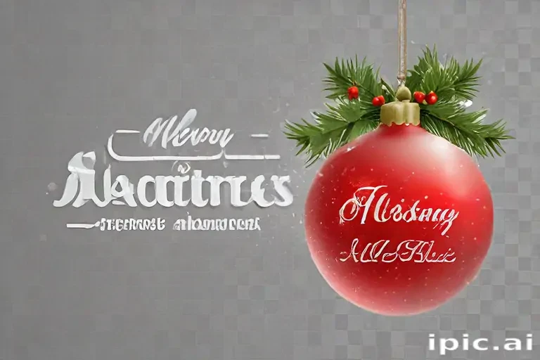 merry christmas transparent