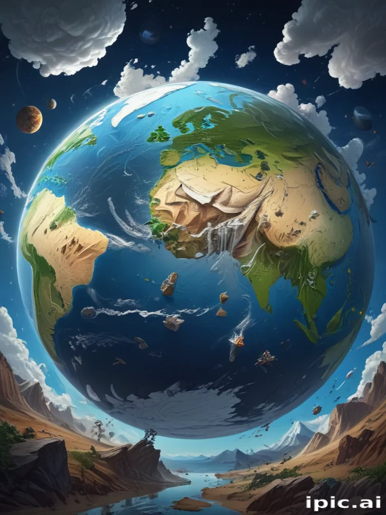 cartoon picture planet earth