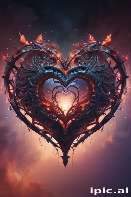 heart aesthetic background