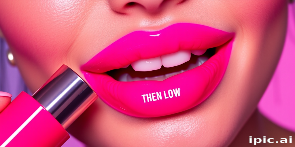Playful neon pink "Electric Bubblegum" liquid lipstick electrifies full lips with intense, ultra-bright pigmentation and a comfortable, transfer-resistant formula