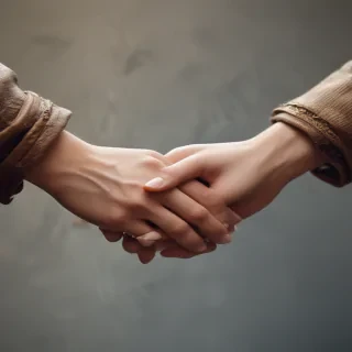 couple holding hands aesthetic