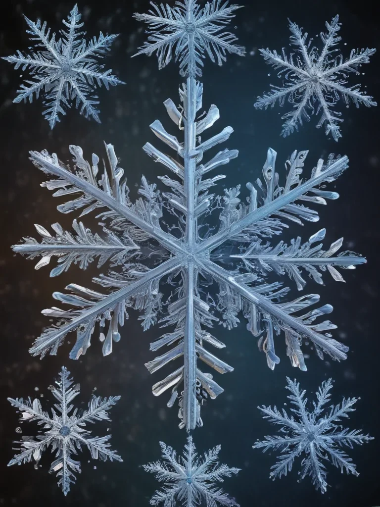 png snowflakes