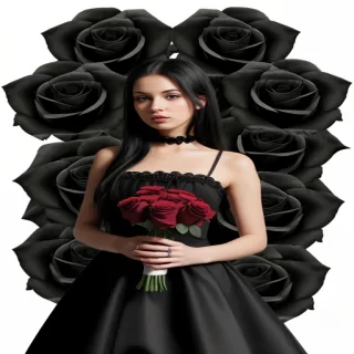 black roses background