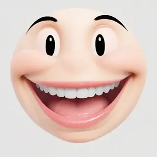smiling face transparent