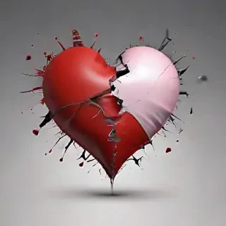 broken heart background