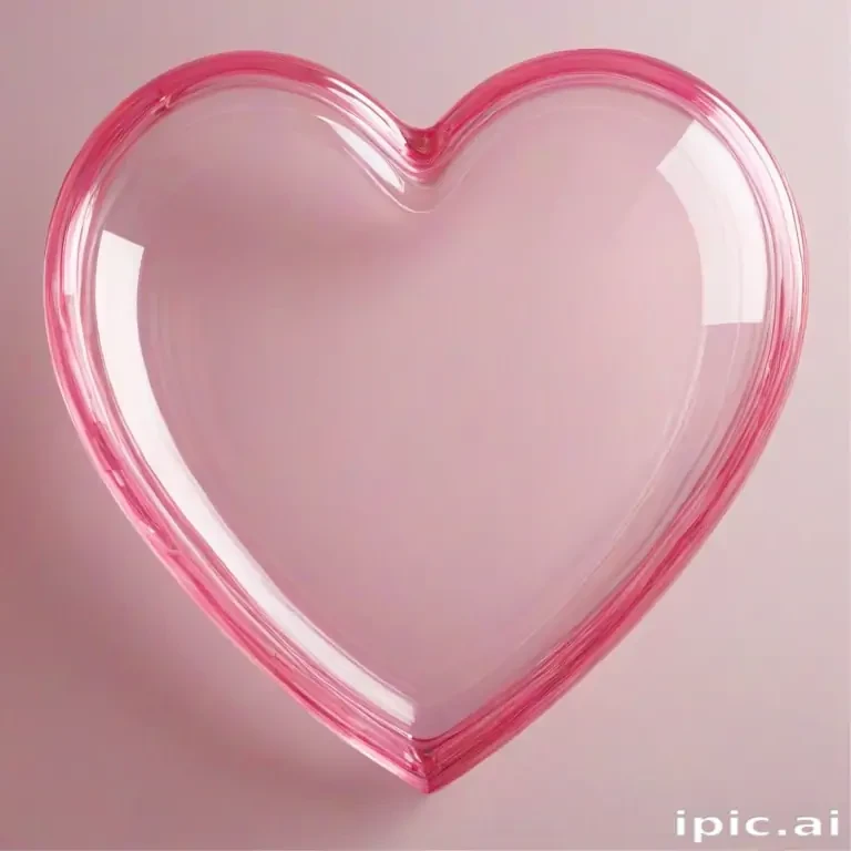 pink heart transparent