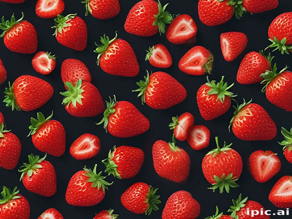 strawberry desktop wallpaper