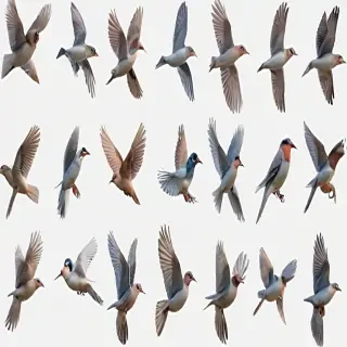birds transparent background