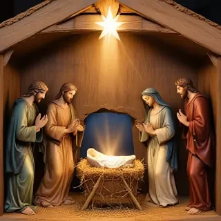 images of the manger scene