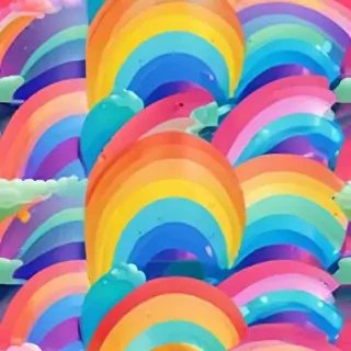 rainbow transparent background
