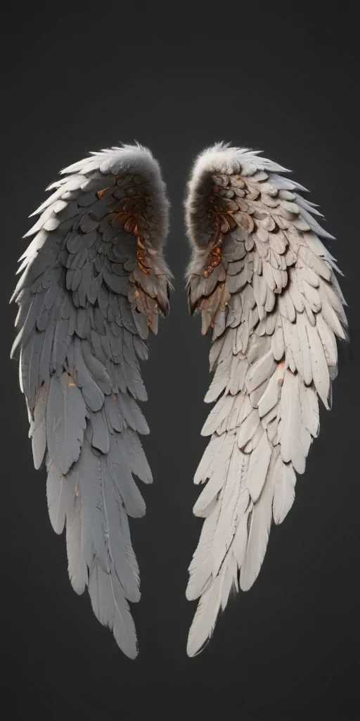 realistic angel wings png