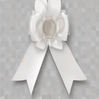 white ribbon png