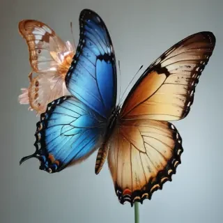 butterflies transparent