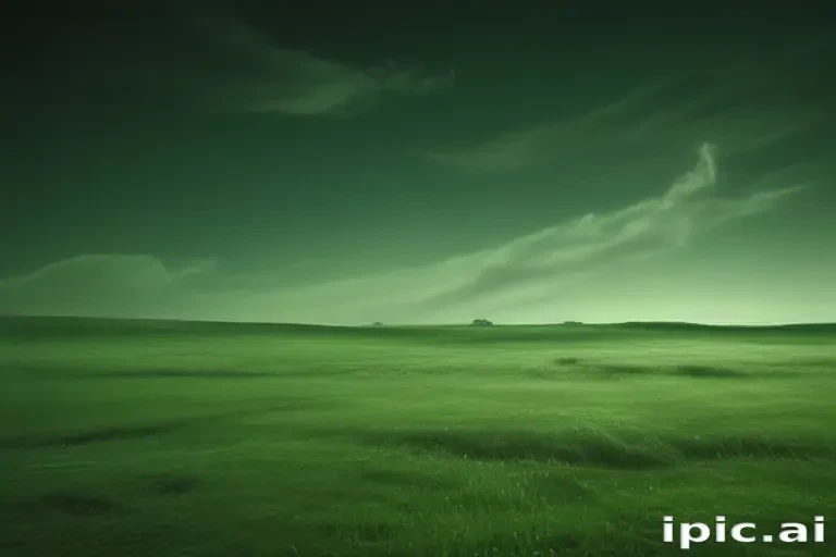 green plain background