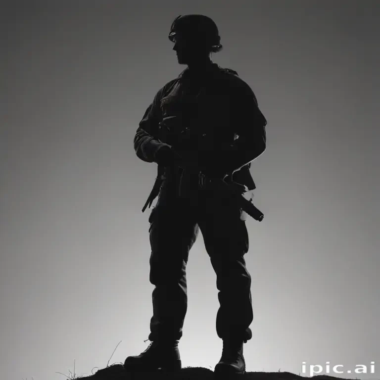 soldier silhouette png