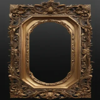 gold frame png transparent