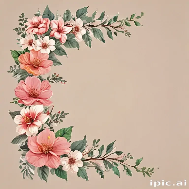 floral border png