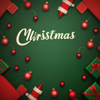retro christmas background