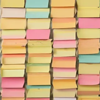sticky note background