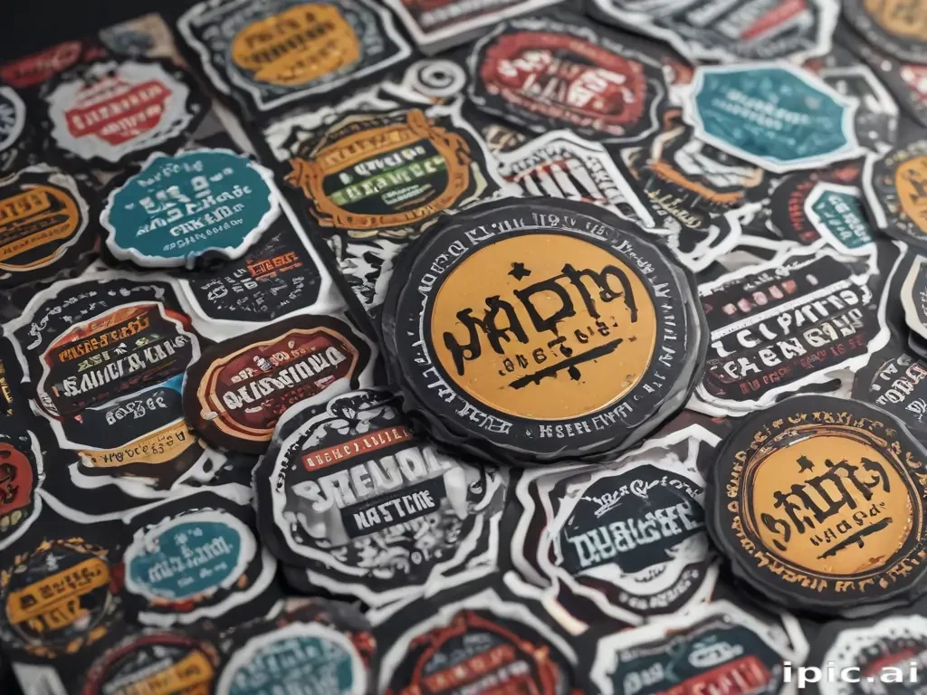 stickers mockup