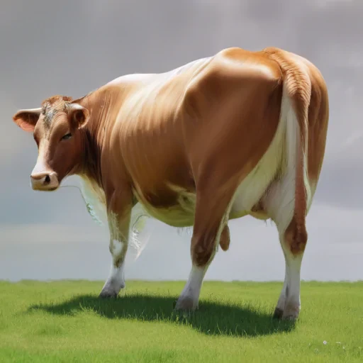 transparent cow