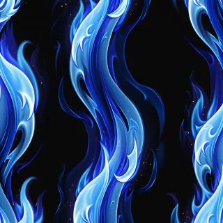 blue flame background