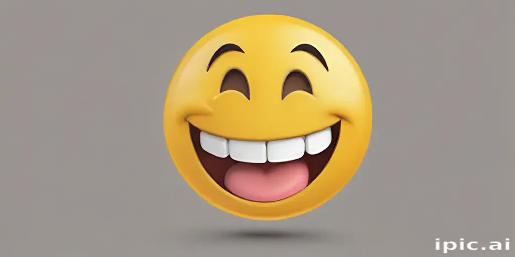 transparent laughing emoji