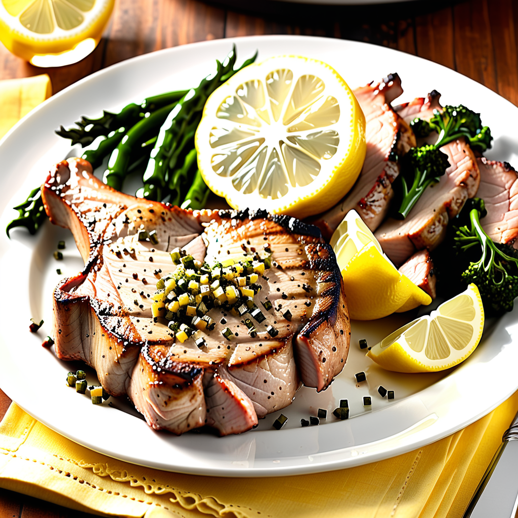 pork chops with lemon pepper