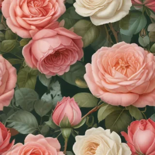 vintage rose illustration