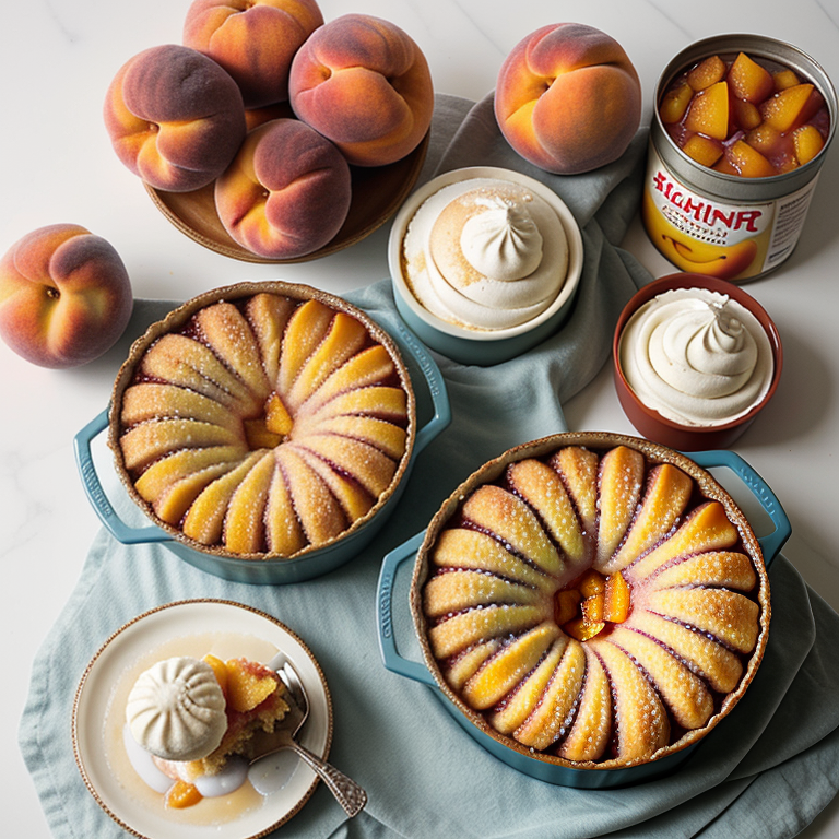 peach cobbler with cake mix and canned peaches