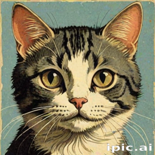 vintage cat illustration