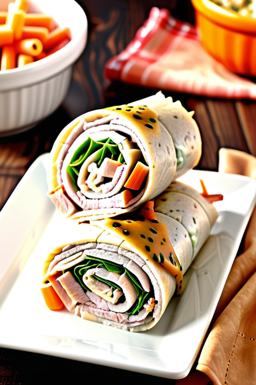 turkey and dressing roll ups