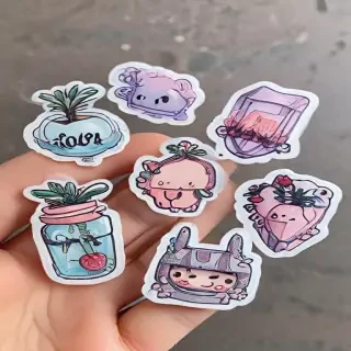 aesthetic transparent stickers